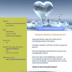 Kangenwasser-Präsentation